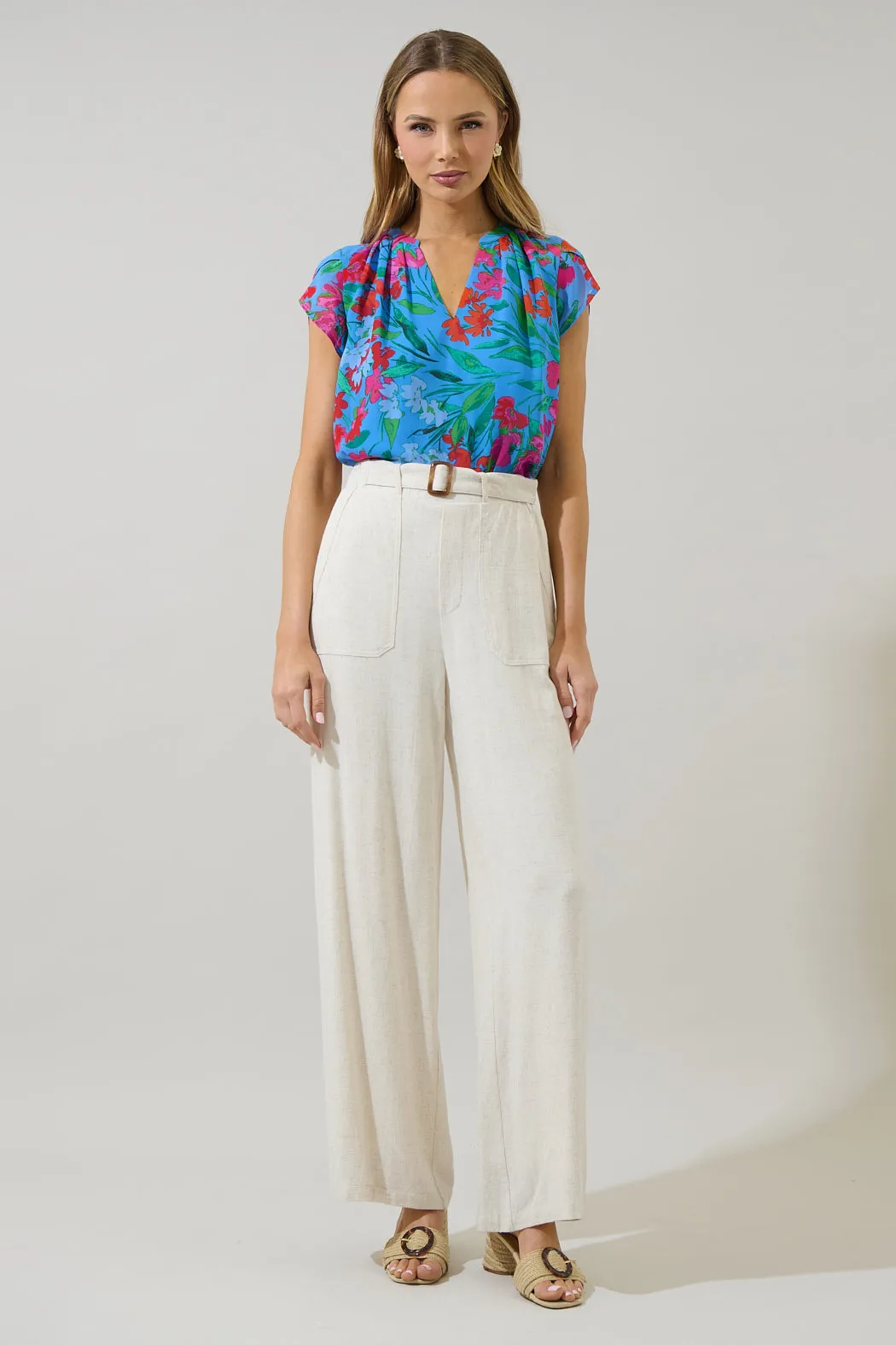 Finy Floral Souris Pleated Blouse sold by Sugarlips product image thumbnail 4
