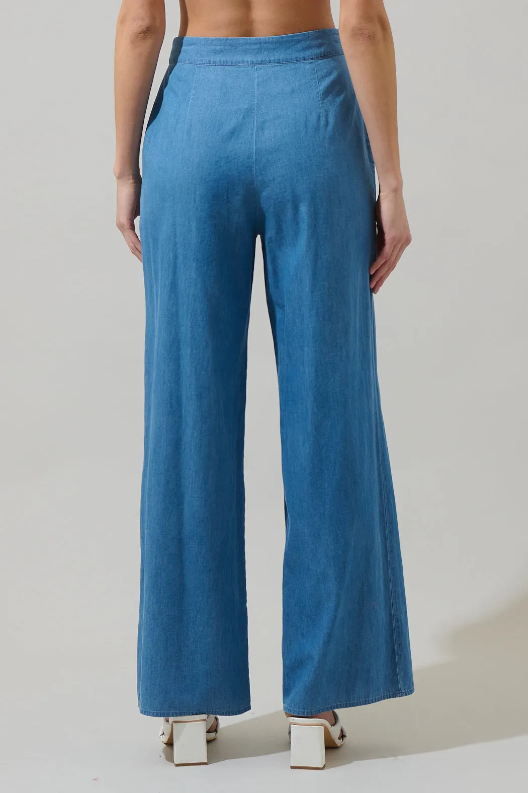 Haysville Chambray Rosalia Pants sold by Sugarlips product image thumbnail 2