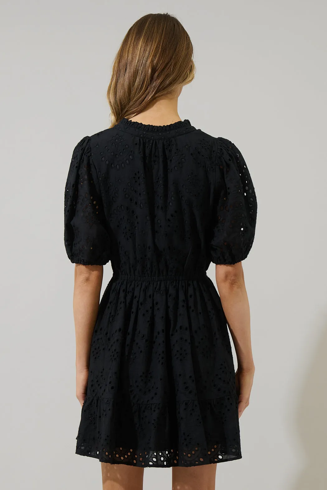 Ivy Eyelet Marissa Mini Dress sold by Sugarlips product image thumbnail 2