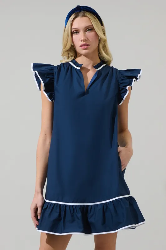 Ebba Shift Mini Dress sold by Sugarlips