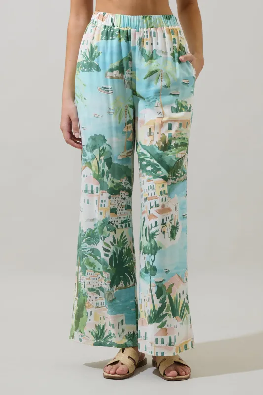 Piti Town Snipy Wide Leg Pants sold by Sugarlips