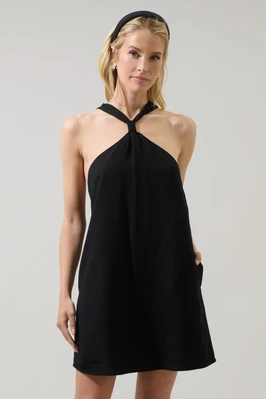 Amory Halter Mini Dress sold by Sugarlips