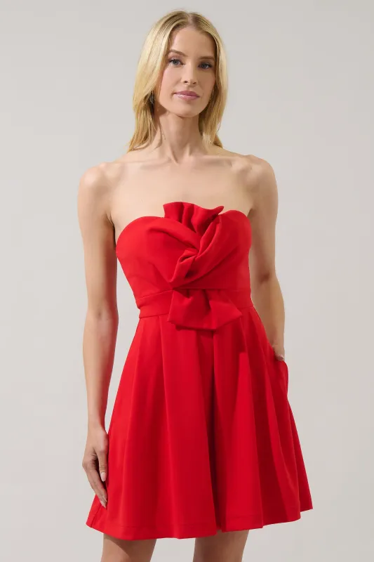 Magali Strapless Mini Dress sold by Sugarlips