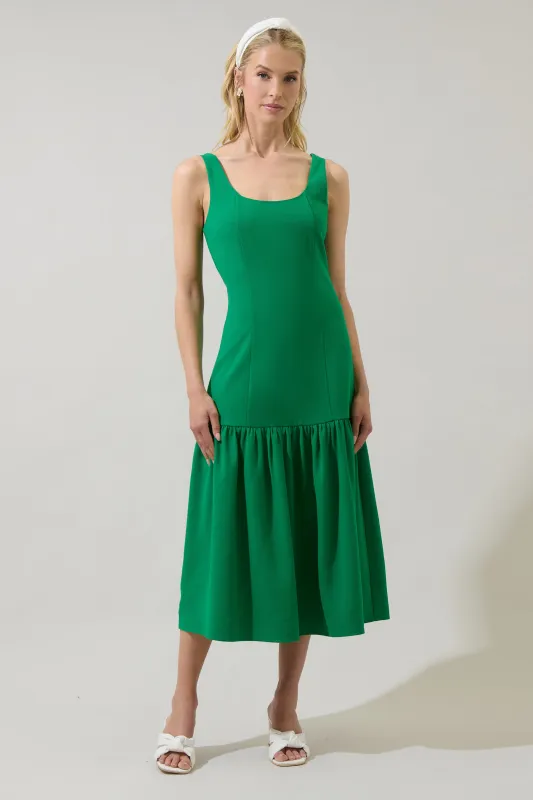 Briella Sleeveless Midi Dress sold by Sugarlips