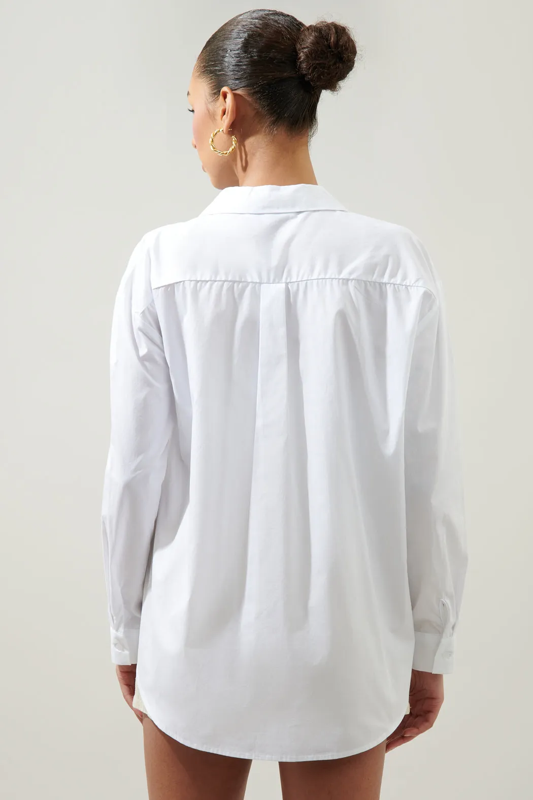 Dream State Oversized Button Down Shirt sold by Sugarlips product image thumbnail 2