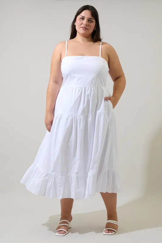 Brynley Cami Midi Dress Curve sold by Sugarlips