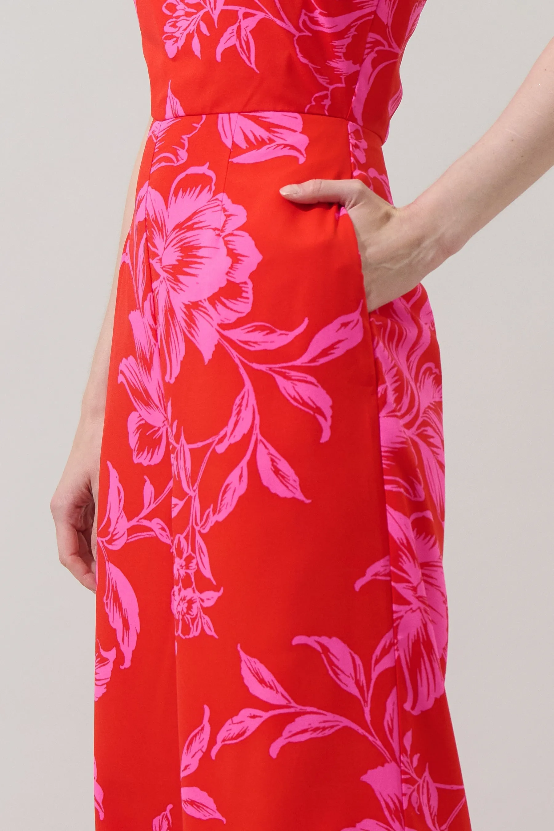 Darline Floral After Hours Halter Jumpsuit sold by Sugarlips product image thumbnail 4