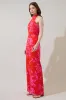 Darline Floral After Hours Halter Jumpsuit sold by Sugarlips