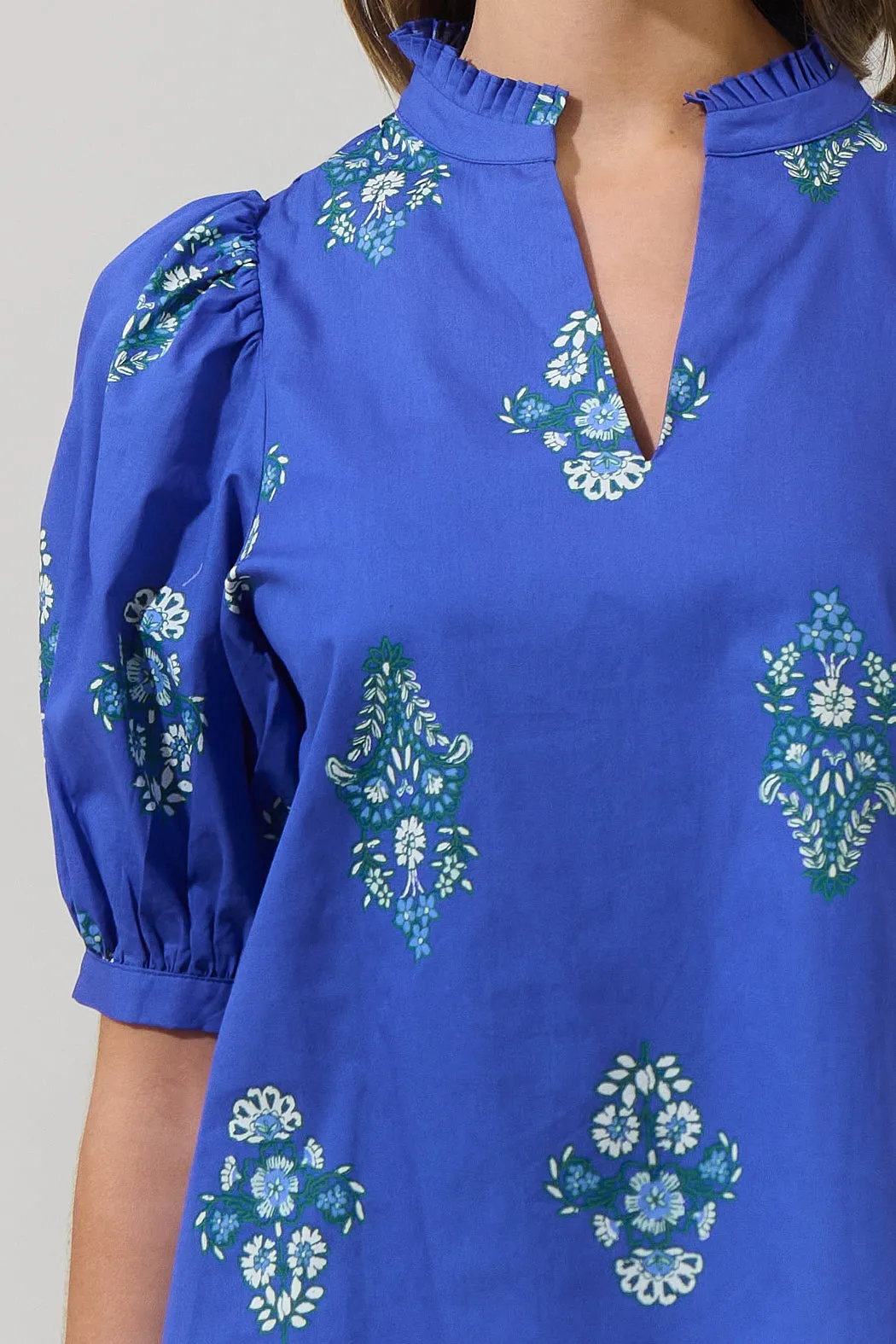 Haline Floral Terri Puff Sleeve Top sold by Sugarlips product image thumbnail 5