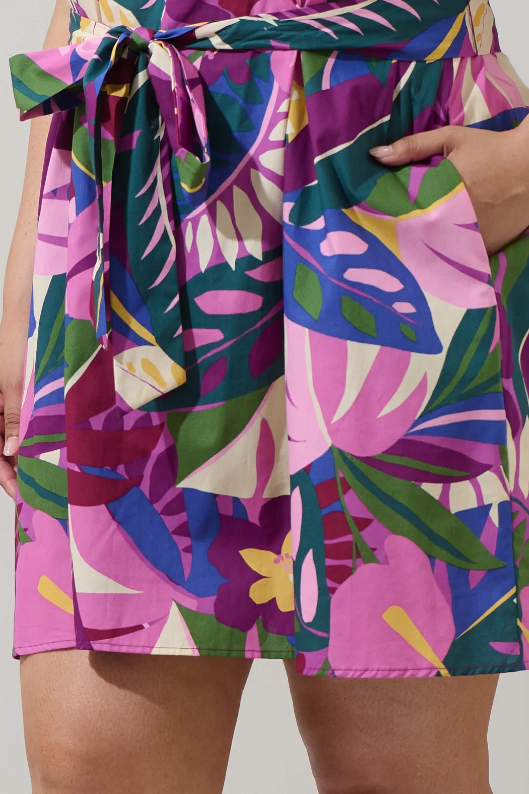 Blain Tropics Ema Shift Mini Dress Curve sold by Sugarlips product image thumbnail 5