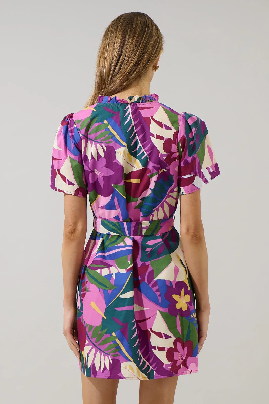 Blain Tropics Ema Shift Mini Dress sold by Sugarlips product image thumbnail 2
