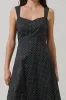Junia Polka Dot Mizy Midi Dress sold by Sugarlips