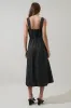 Junia Polka Dot Mizy Midi Dress sold by Sugarlips