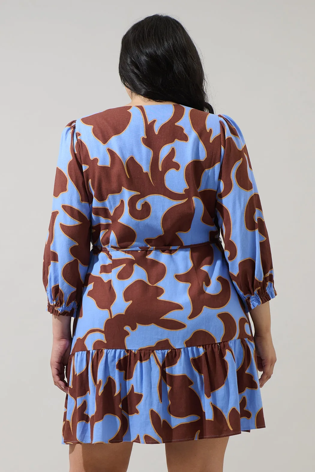 Briley Abstract Roana Mini Dress Curve sold by Sugarlips product image thumbnail 2