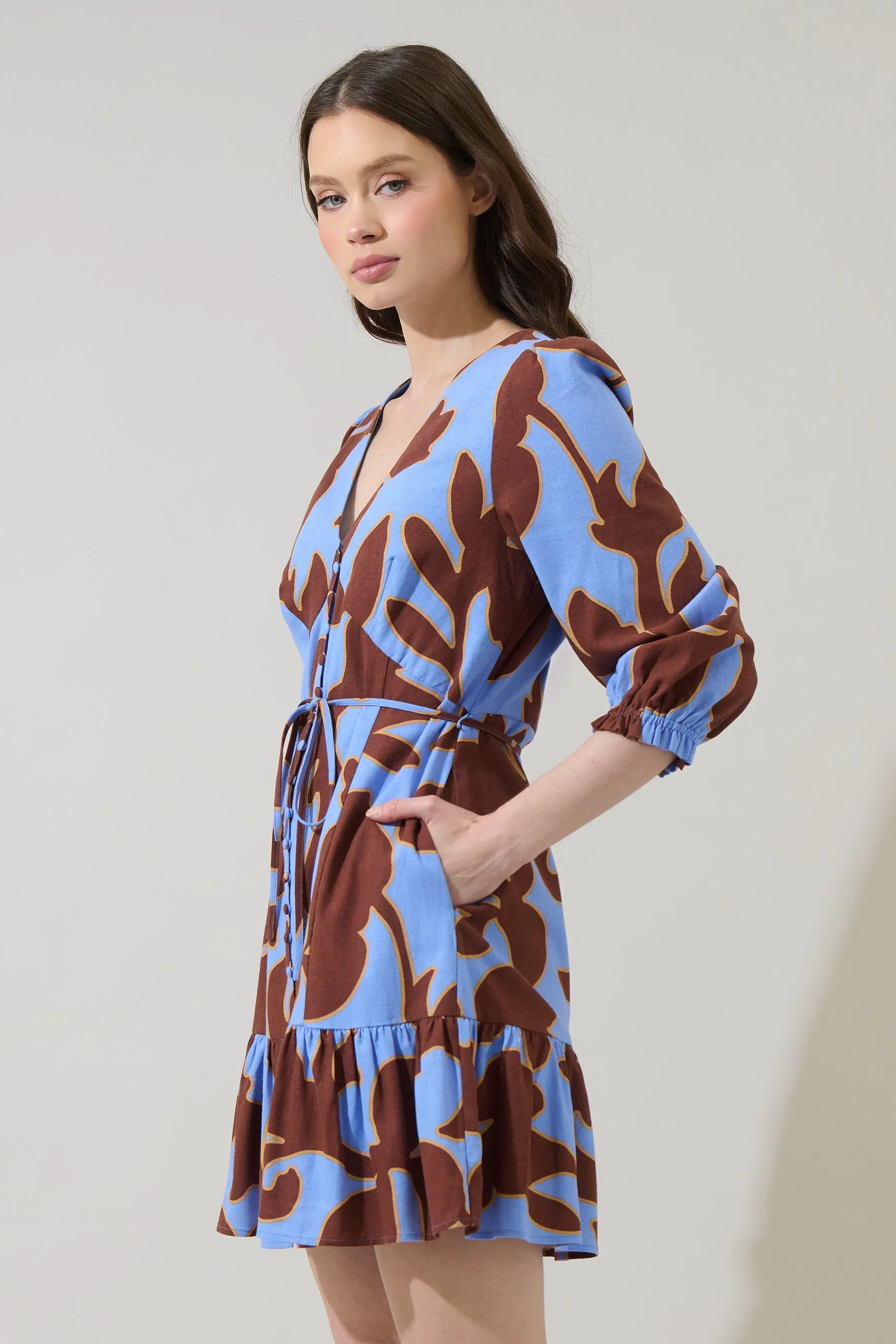 Briley Abstract Roana Mini Dress sold by Sugarlips product image thumbnail 4