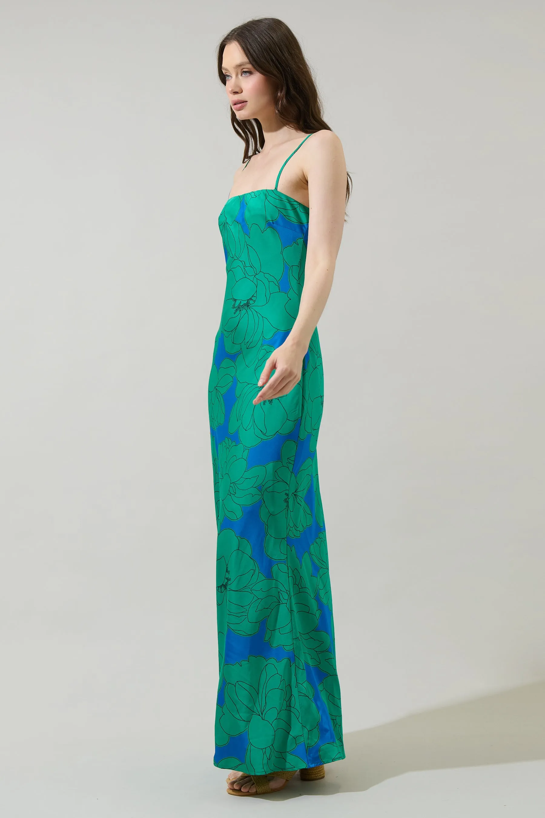 Morgany Floral Tirza Maxi Dress sold by Sugarlips product image thumbnail 4