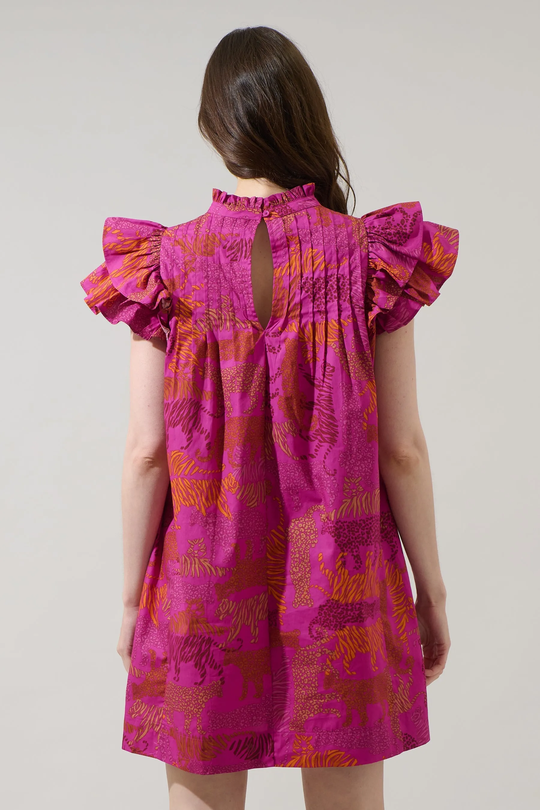 In the Jungle Lovel Shift Mini Dress sold by Sugarlips product image thumbnail 3