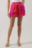 Vallie Floral Tayler Smocked Shorts sold by Sugarlips