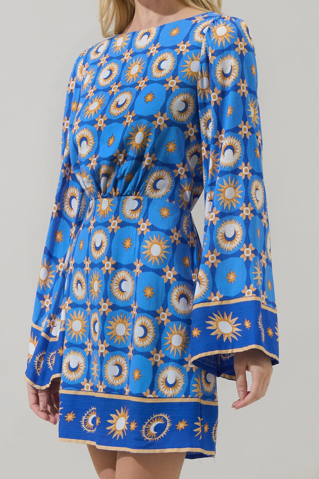 Moonshine Tovary Bell Sleeve Mini Dress sold by Sugarlips product image thumbnail 5