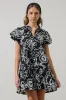 Haylie Floral Empire Tiered Mini Dress sold by Sugarlips