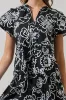 Haylie Floral Empire Tiered Mini Dress sold by Sugarlips