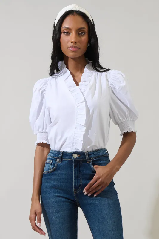Savina Ruffle Top sold by Sugarlips