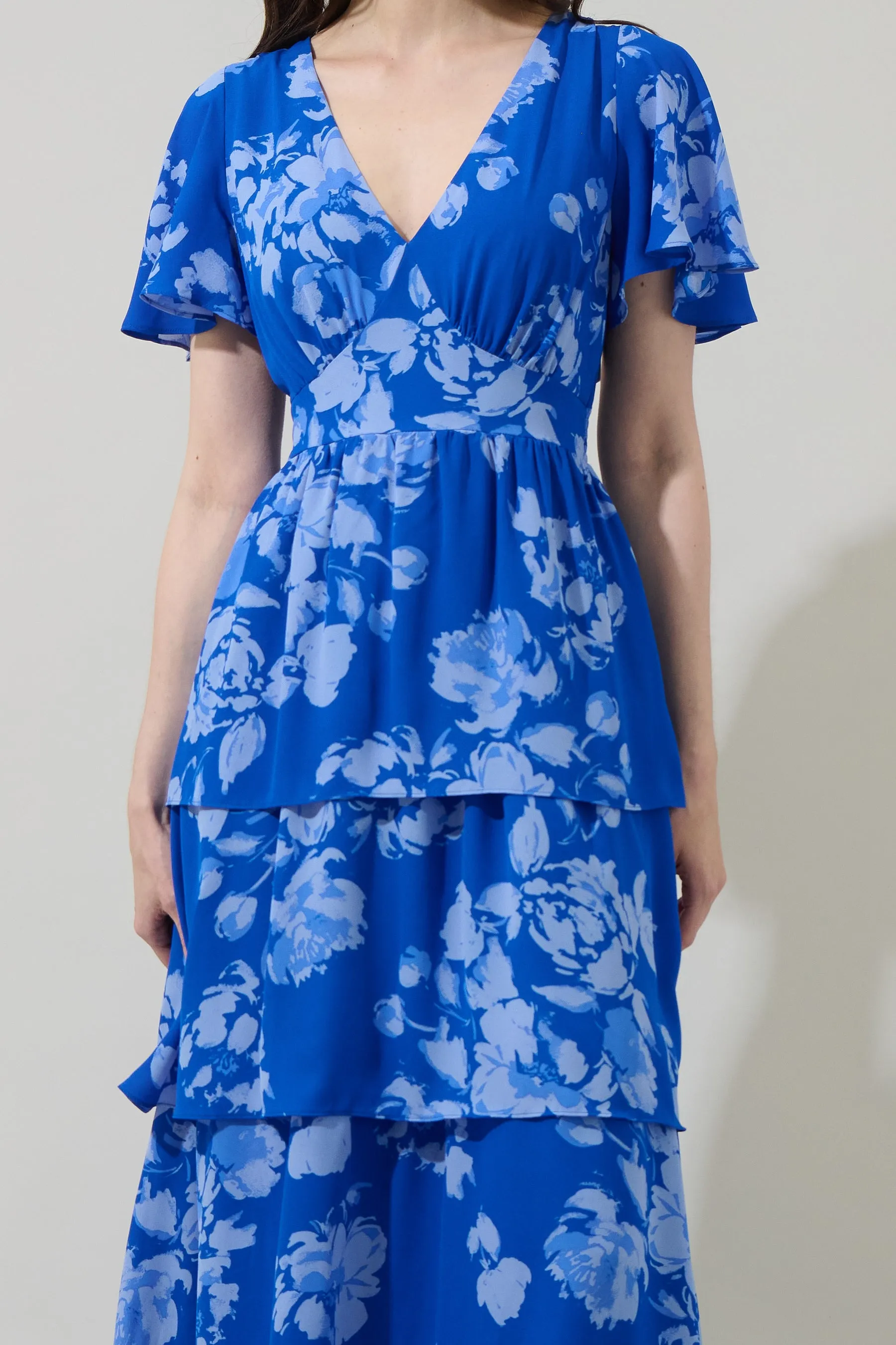 Lilith Floral Amabel Tiered Maxi Dress sold by Sugarlips product image thumbnail 5