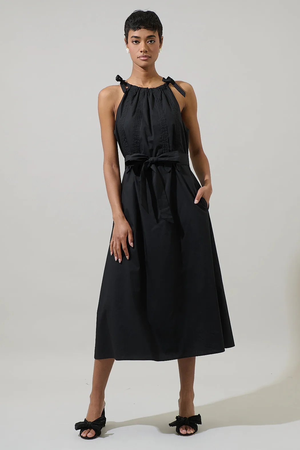 Luvi Sleeveless Midi Dress sold by Sugarlips