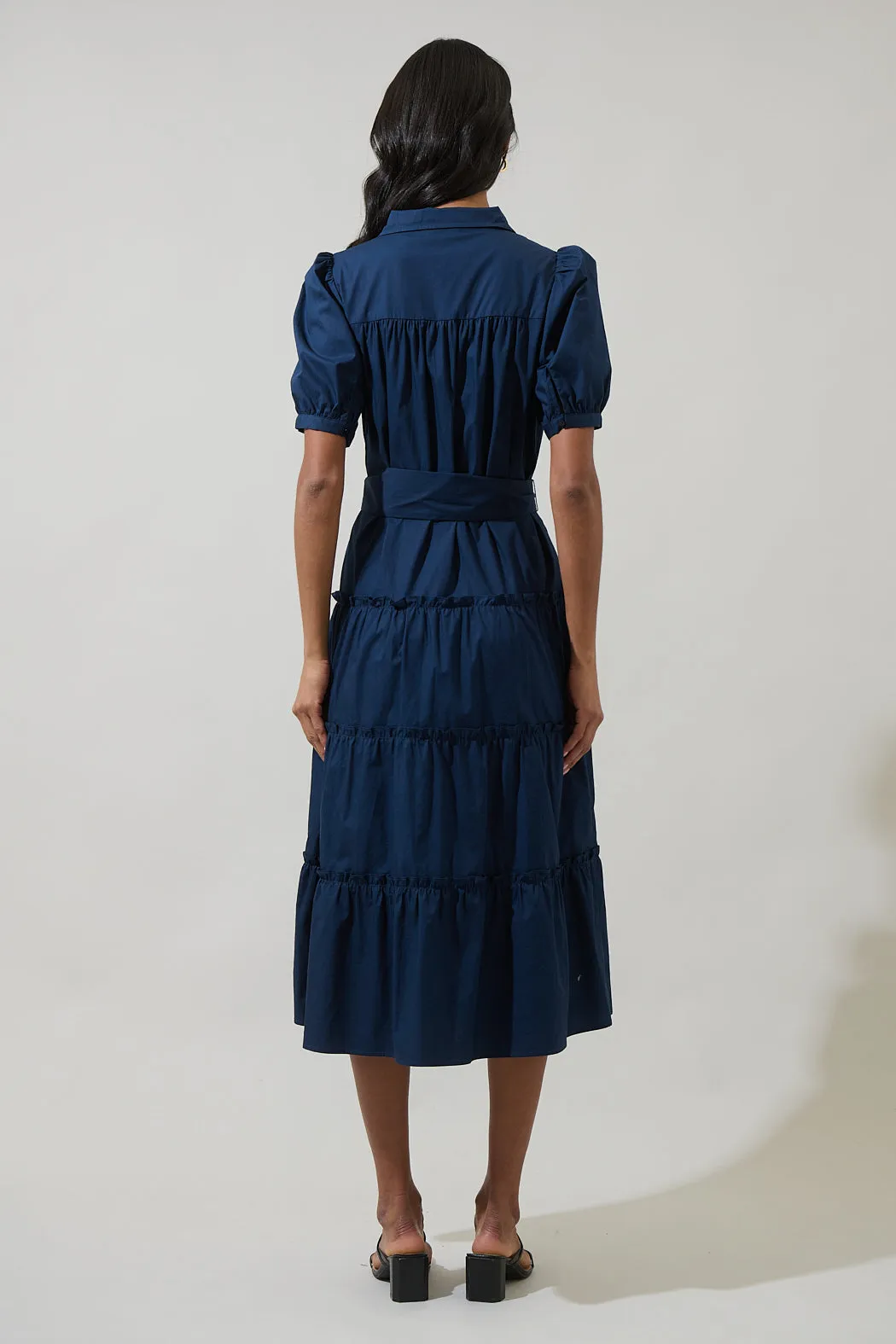 Blate Tiered Midi Dress sold by Sugarlips product image thumbnail 2