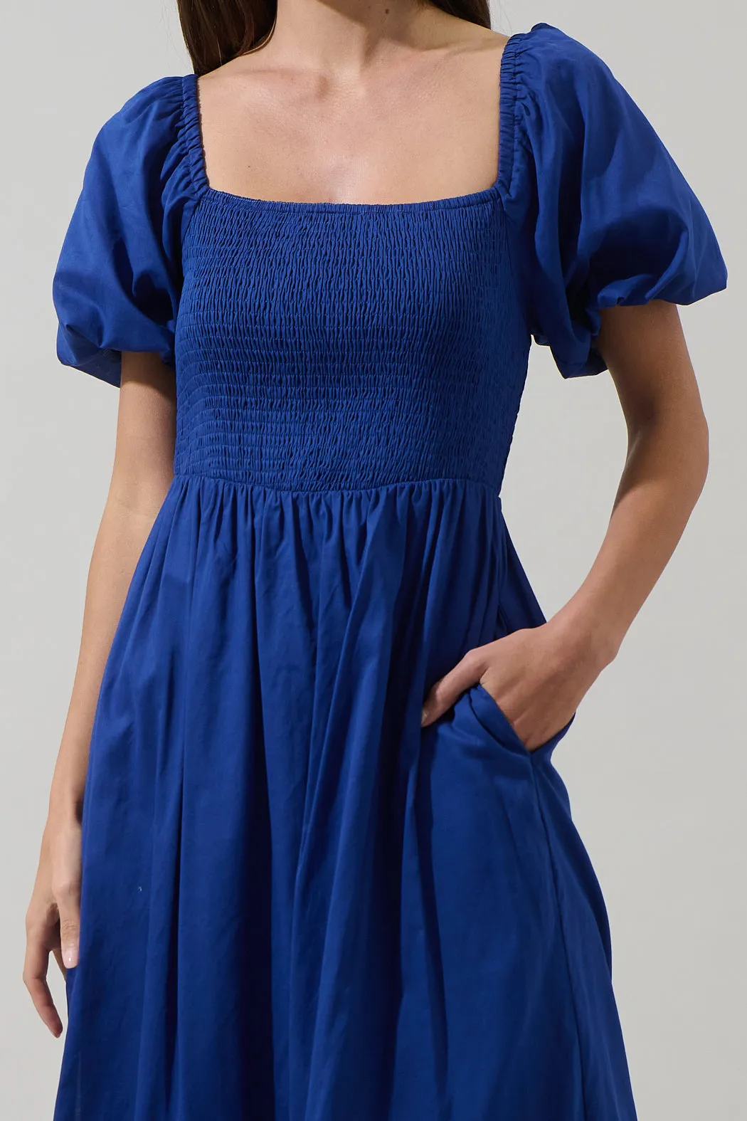 Bluebell Smocked Maxi Dress sold by Sugarlips product image thumbnail 4