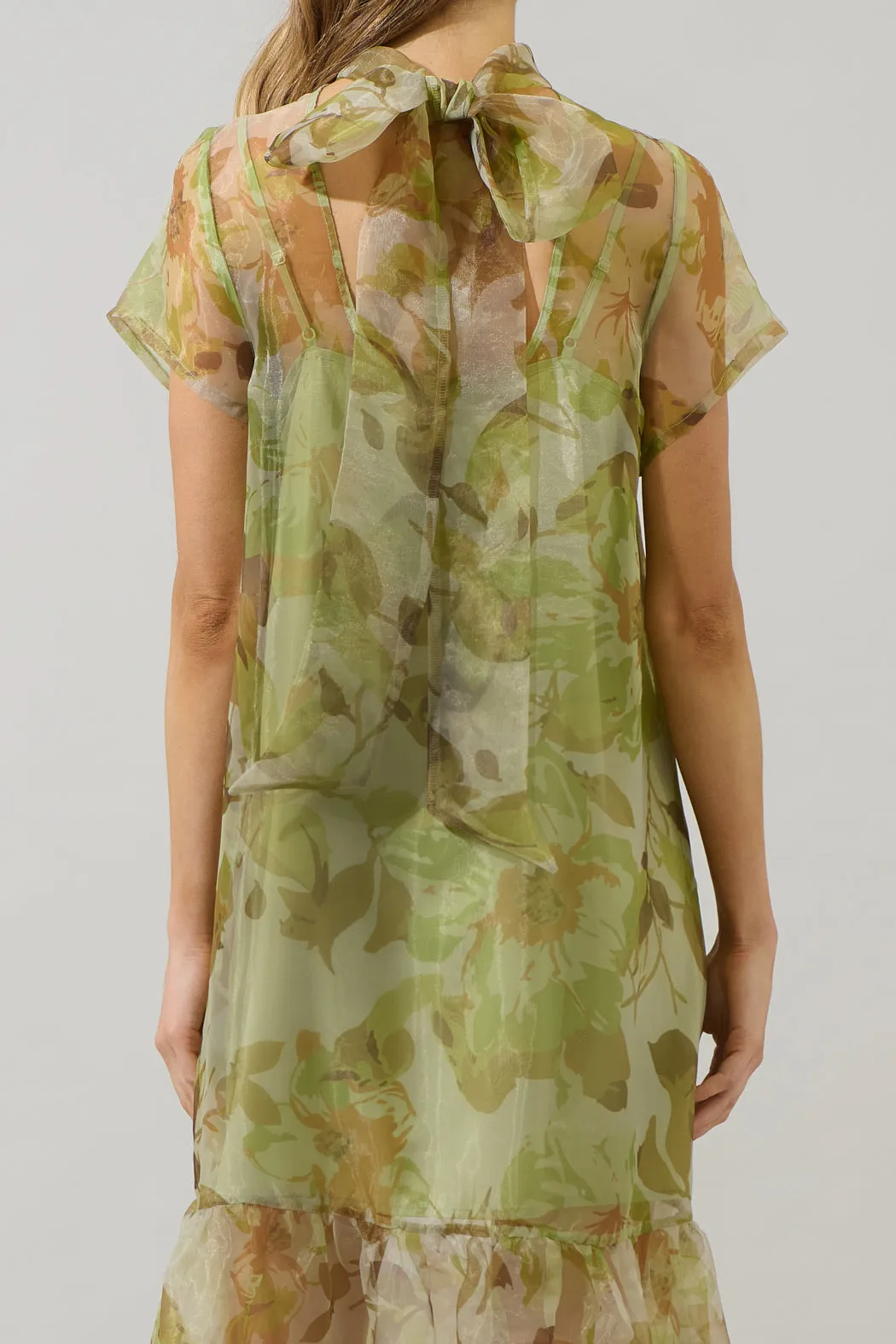 Ellery Floral Dime Organza Maxi Dress sold by Sugarlips product image thumbnail 5