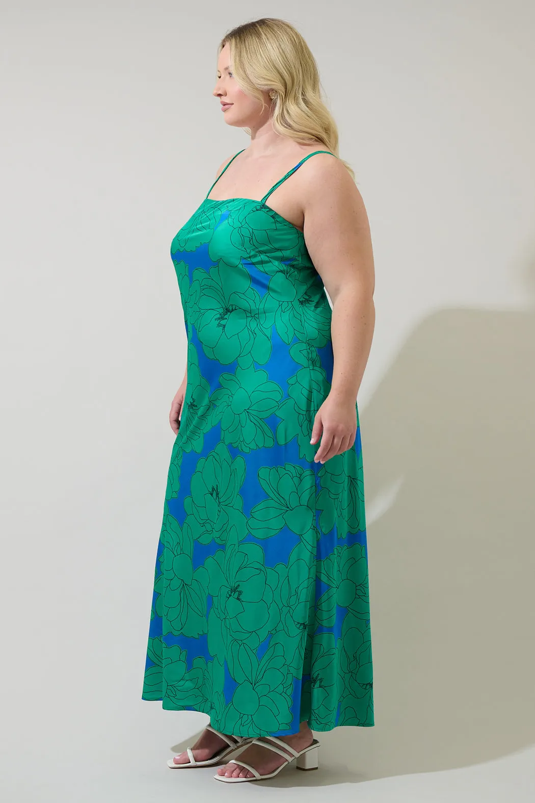Morgany Floral Tirza Maxi Dress Curve sold by Sugarlips product image thumbnail 3