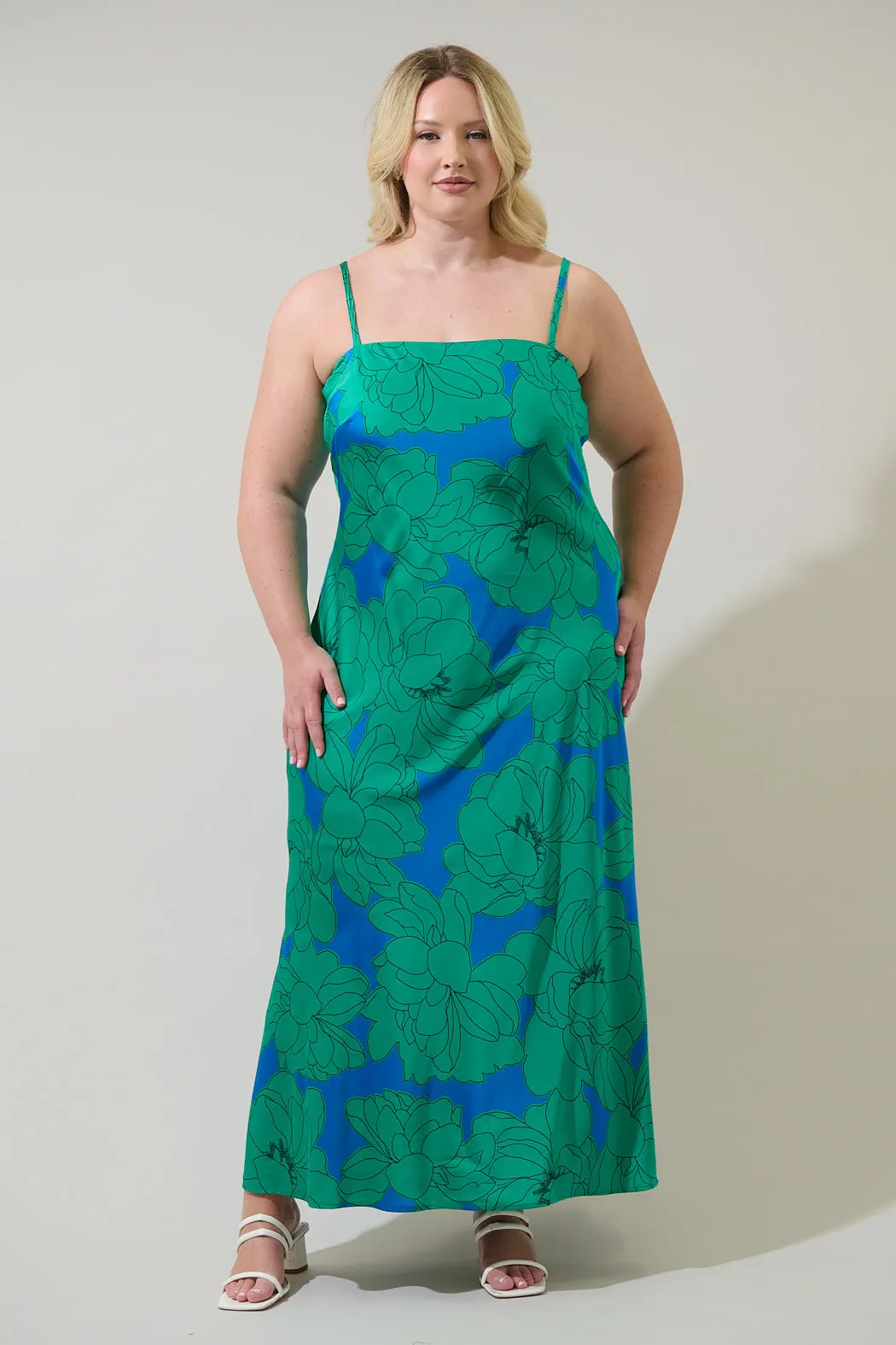 Morgany Floral Tirza Maxi Dress Curve sold by Sugarlips