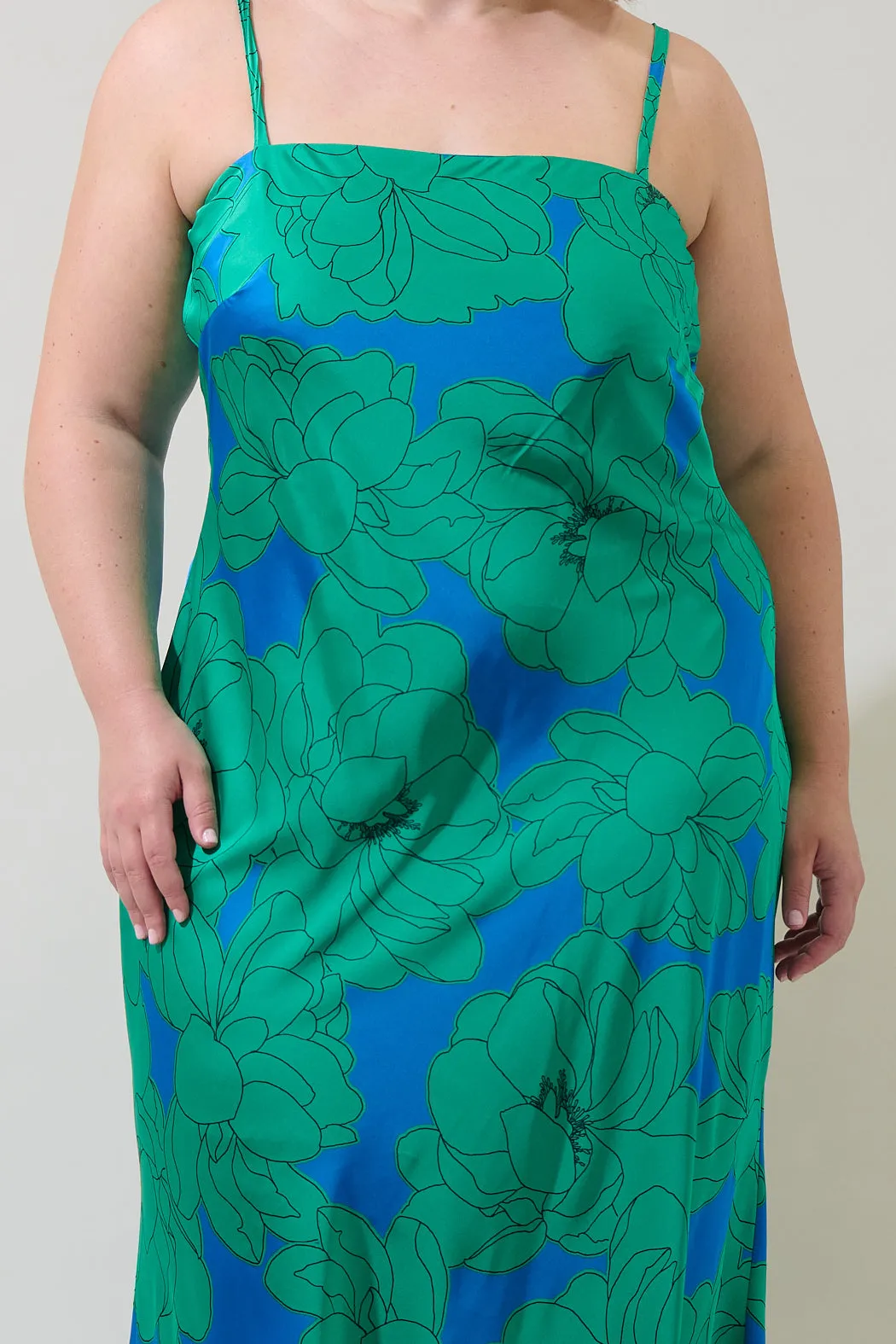 Morgany Floral Tirza Maxi Dress Curve sold by Sugarlips product image thumbnail 4