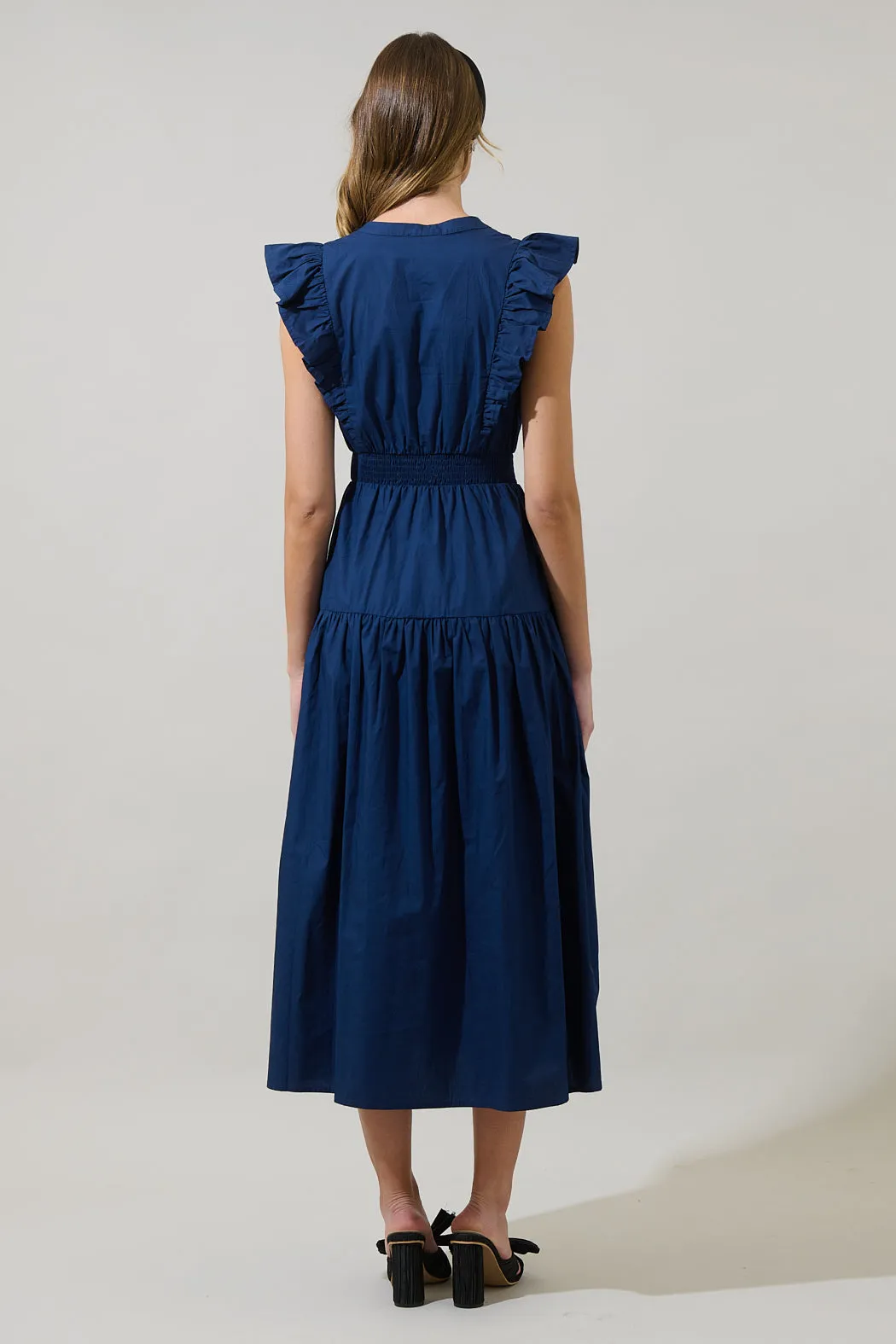 Virna Ruffle Midi Dress sold by Sugarlips product image thumbnail 2