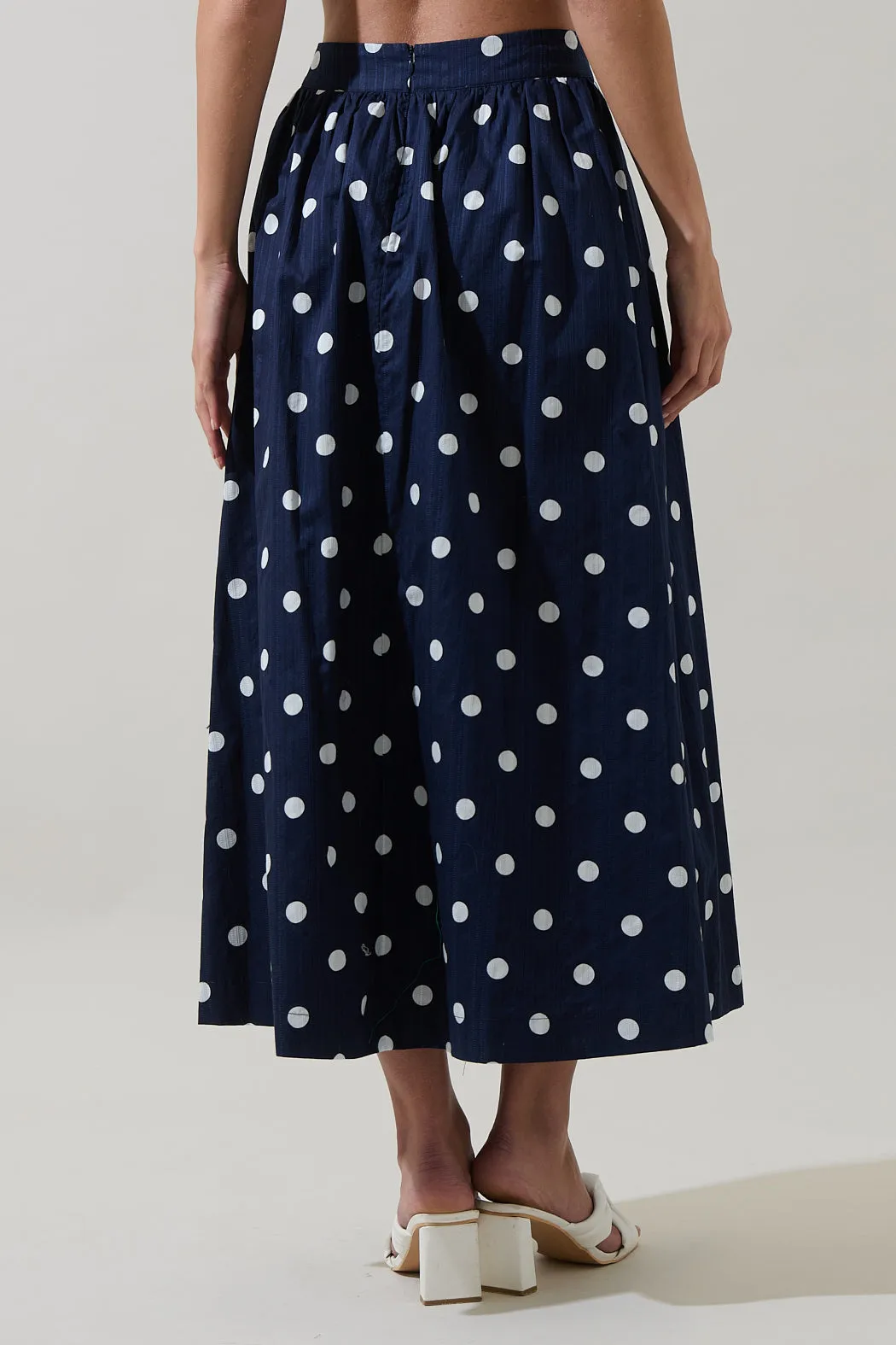 Caryn Polka Dot Maxi Skirt sold by Sugarlips product image thumbnail 2