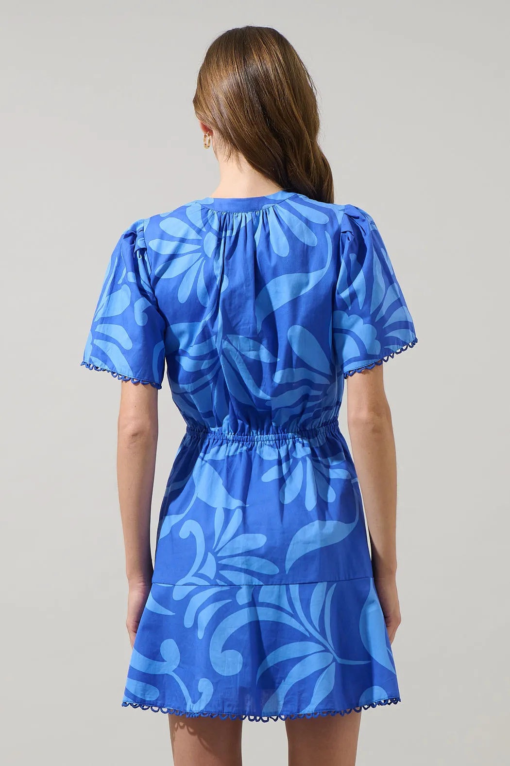 Emidora Floral Bouse Shift Mini Dress sold by Sugarlips product image thumbnail 2