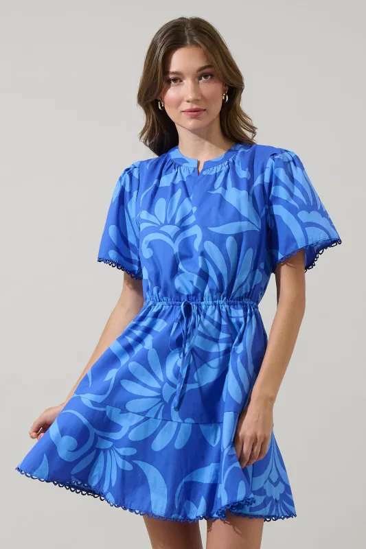 Emidora Floral Bouse Shift Mini Dress sold by Sugarlips