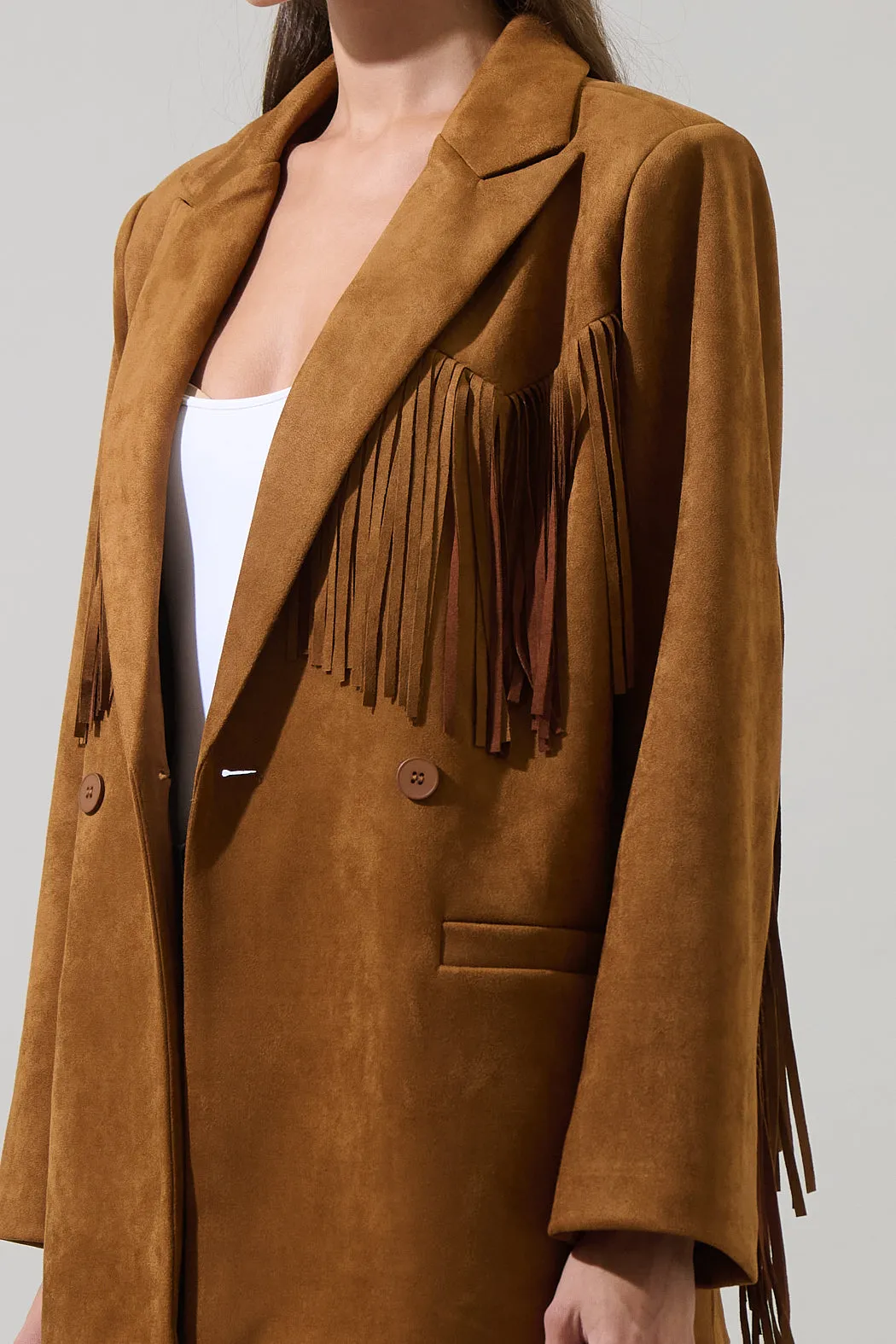 Rufina Fringe Collared Jacket sold by Sugarlips product image thumbnail 5