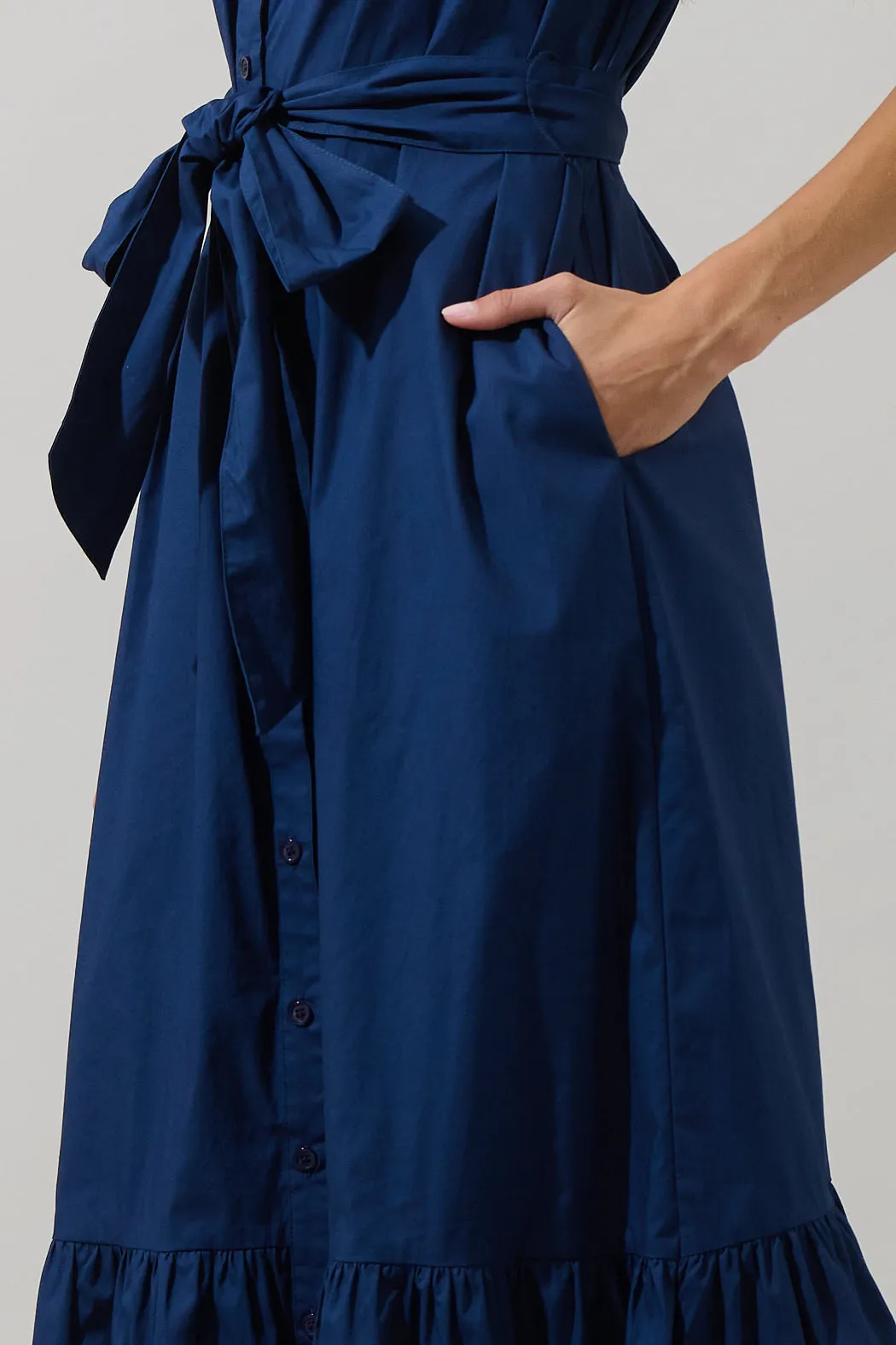 Valery Button Down Maxi Dress sold by Sugarlips product image thumbnail 4