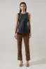 Sander Faux Suede Snake Pants sold by Sugarlips