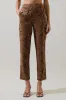 Sander Faux Suede Snake Pants sold by Sugarlips