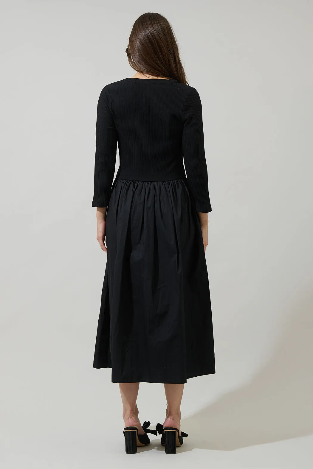 Shelley Mix Knit Midi Dress sold by Sugarlips product image thumbnail 2