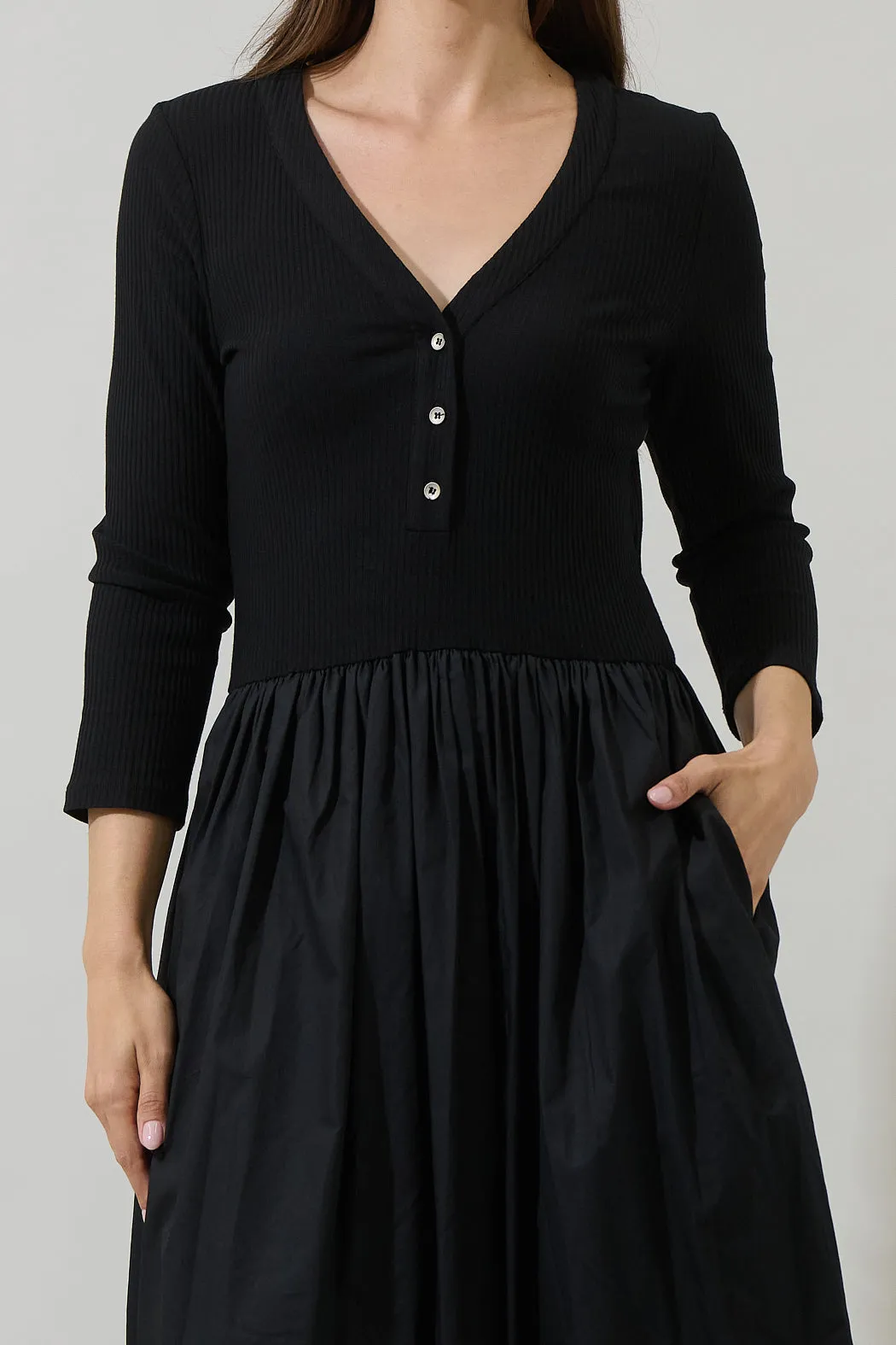 Shelley Mix Knit Midi Dress sold by Sugarlips product image thumbnail 4