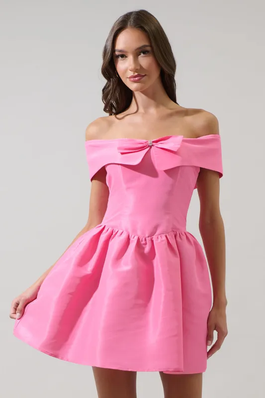 Medelyn Off the Shoulder Mini Dress sold by Sugarlips