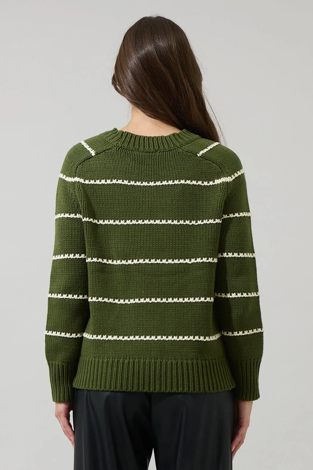 Tammy Stripe Long Sleeve Sweater sold by Sugarlips product image thumbnail 2