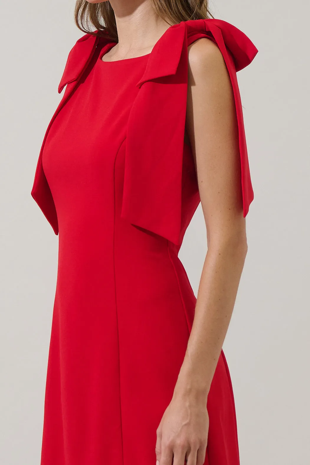 Naelle Shoulder Bow Mini Dress sold by Sugarlips product image thumbnail 5