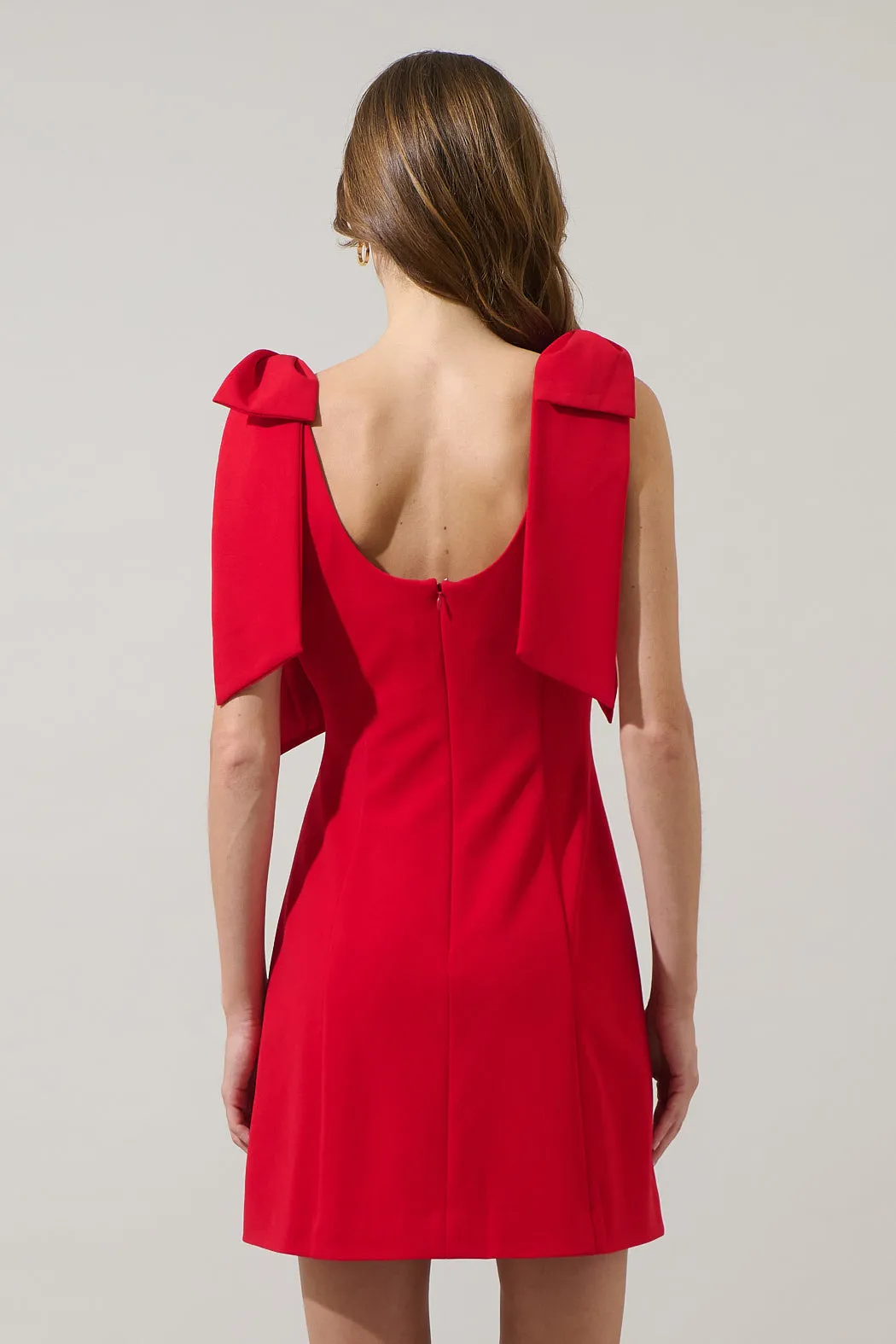 Naelle Shoulder Bow Mini Dress sold by Sugarlips product image thumbnail 2