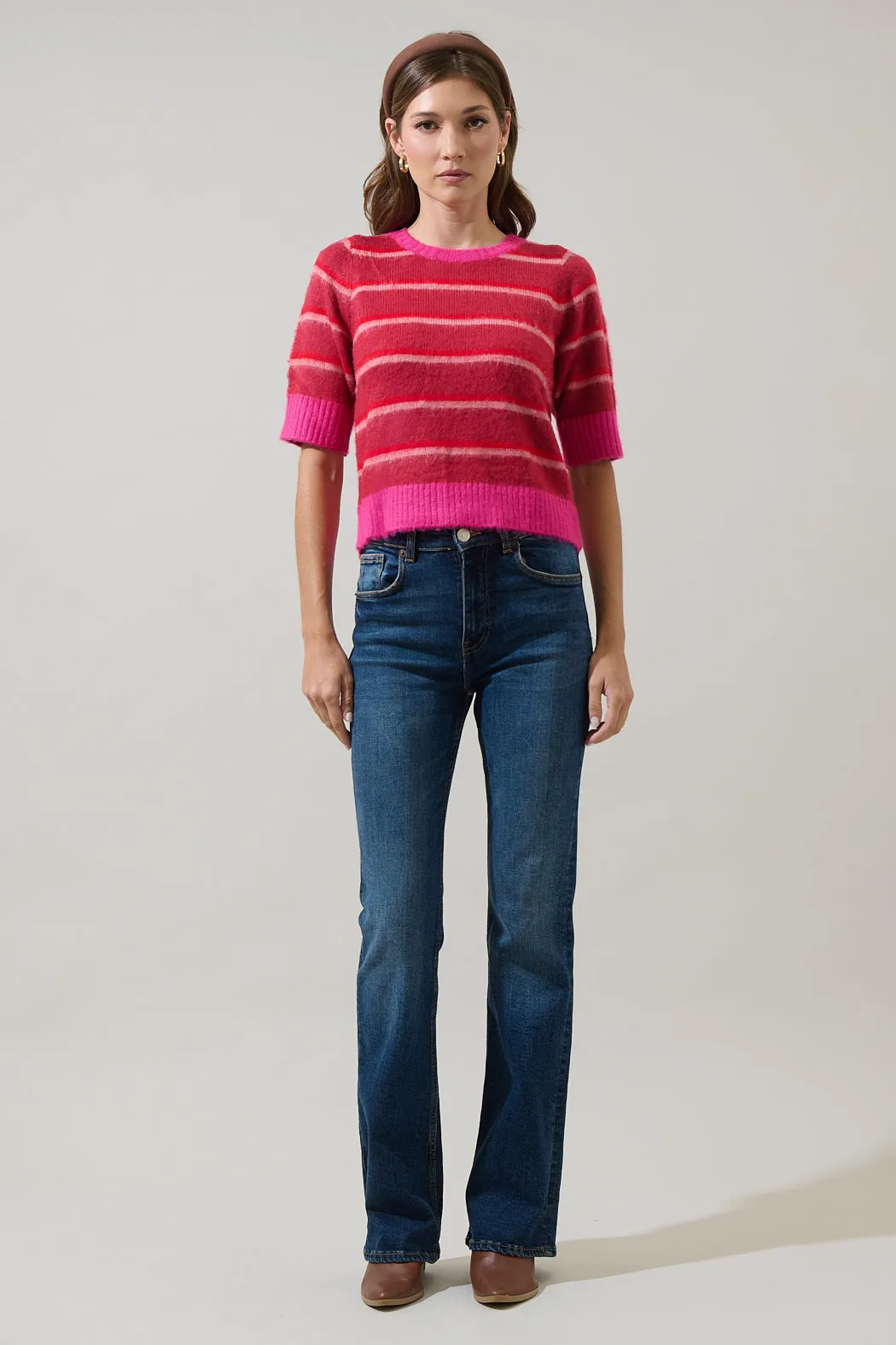 Avanti Stripe Sweater Top sold by Sugarlips product image thumbnail 4
