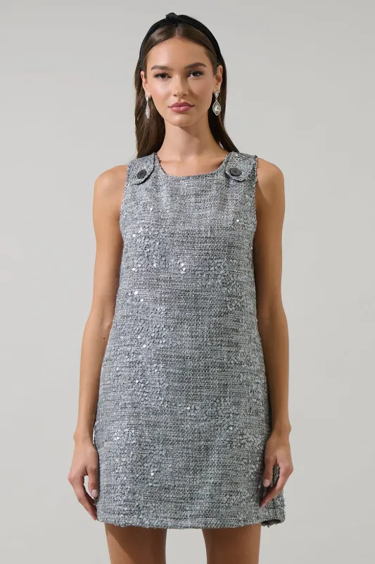 Nicky Sequin Valeraine A-line Mini Dress sold by Sugarlips